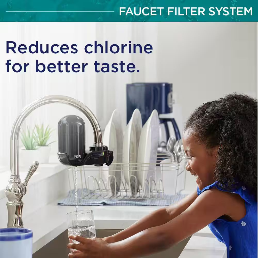 PLUS Faucet Mount Filtration System, Black