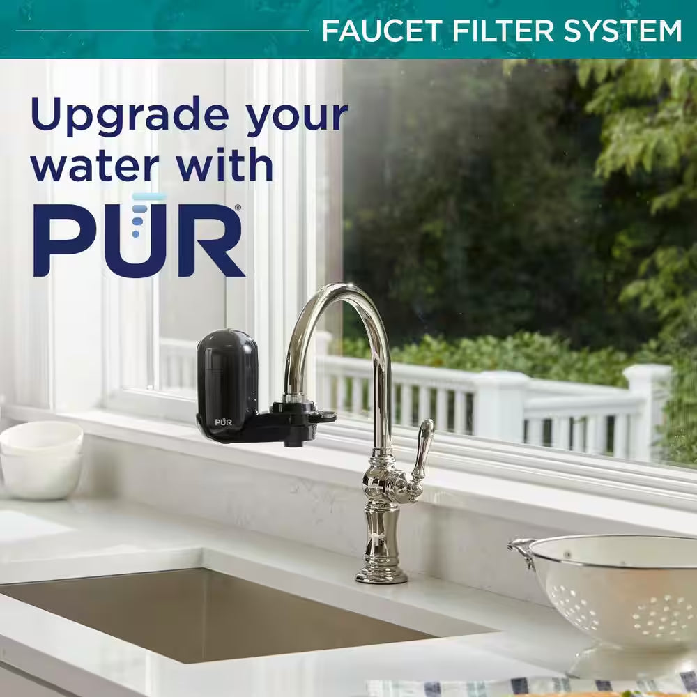 PLUS Faucet Mount Filtration System, Black