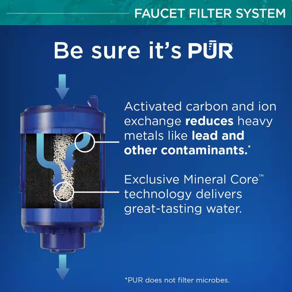 PLUS Faucet Mount Filtration System, Black