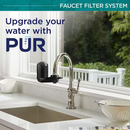 PLUS Faucet Mount Filtration System, Black