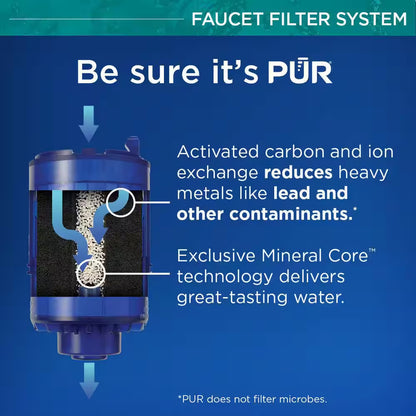 PLUS Faucet Mount Filtration System, Black